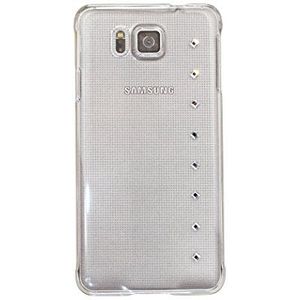Diamond Cover 135364 Elements Q9 beschermhoes met Swarovski-kristallen voor Samsung Galaxy S6 Alpha transparant