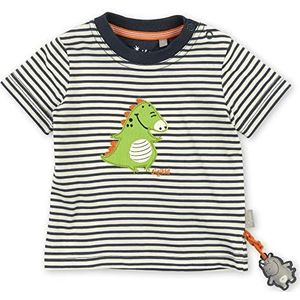 Sigikid T-shirt voor jongens, blauw gestreept/safari