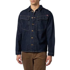 MUSTANG Overhemd in gevangenenstijl, jeansjas voor heren, Donkerblauw 940