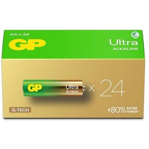 AA batterijen - 24 stuks | GP Ultra | Stilo AA alkaline batterijen 1,5 V/LR06 - lange levensduur
