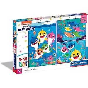 Nickelodeon Legpuzzel Baby Shark 3-in-1 Karton 144 Stukjes