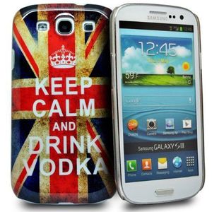 Accessory Master Harde hoes voor Samsung Galaxy S3 i9300, Keep Calm and Drink Vodka