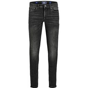 JACK & JONES Skinny jeans voor jongens, Zwart (Zwarte Denim Zwarte Denim)