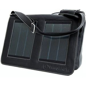 SunnyBAG Business Executive Zonnetas met geïntegreerde zonne-oplader, zwart