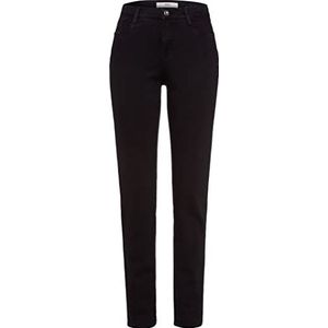 BRAX Dames Mary broek 5 Pocket satijn katoen, Clean Black