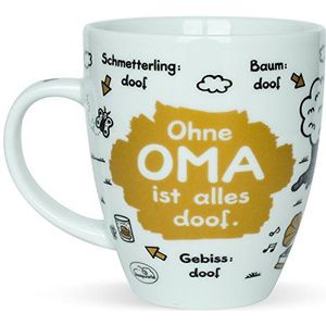 Sheepworld Ohne Oma ist alles doof 45135 porseleinen mok 45 cl