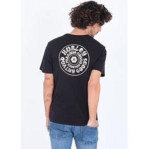 Hurley EVD Wsd Power Flower T-shirt voor heren, zwart.