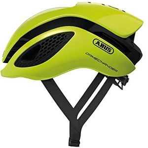 ABUS GameChanger Racefiets Helm - Aerodynamische Fietshelm met Optimale Ventilatie-eigenschappen voor Dames en Heren - Geel, Maat M​