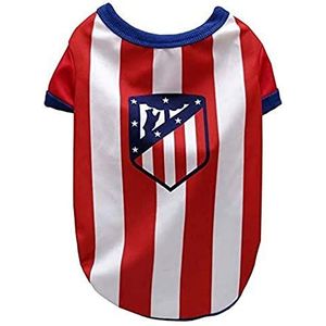 Atletico de Madrid SH-01XS-ATL T-shirt voor honden, maat XS