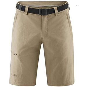 Maier Sports - Bermuda, outdoorbroek/functionele broek/shorts voor heren met bi-elastische riem, sneldrogend en waterdicht, Khaki (stad)