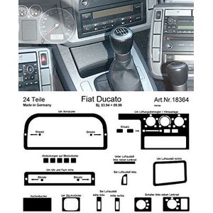 PreWooder dashboardafdekking van aluminium voor Fiat Ducato 03/1994-09/1998