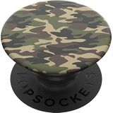 PopSockets PopGrip – houder en handgreep voor smartphone en tablet met verwisselbare top – Woodland Camo + PopTop – verwisselbare top voor je verwisselbare PopGrip – Frogskin Camo