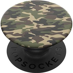 PopSockets PopGrip – houder en handgreep voor smartphone en tablet met verwisselbare top – Woodland Camo + PopTop – verwisselbare top voor je verwisselbare PopGrip – Frogskin Camo