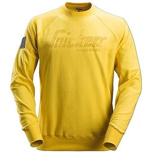 Snickers Workwear x Sweatshirt maat M staal grijs, geel, 3XL heren dames, geel, S-L, Geel.