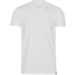 Trigema Heren Slim Fit T-shirt van Deluxe katoen, Wit