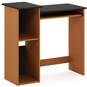 Furinno Econ Multifunctioneel schrijfbureau, lichtkersen/zwart