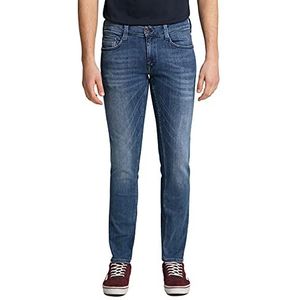 MUSTANG Oregon Tapered Heren Jeans Slim Fit Medium Blauw 34W / 30L, Medium Blauw