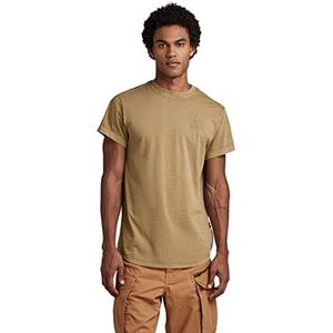 G-STAR RAW T-shirt Lash Badges Homme, Vert (Berge Gd D23163-2653-c265), XL