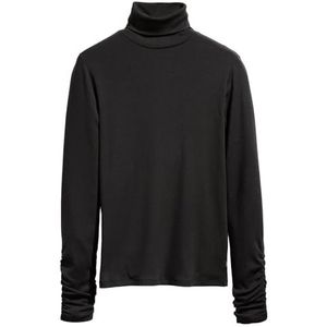 Levi's Rusched Turtleneck Top voor dames, Kaviaar