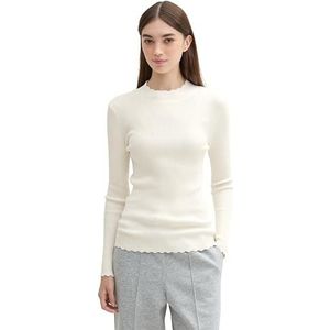 TOM TAILOR Denim Pull pour femme, 10332 - Off White, XL