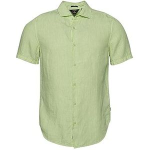 Superdry Casual T-shirt Linen S/S Trainingspak Heren, Opline Green