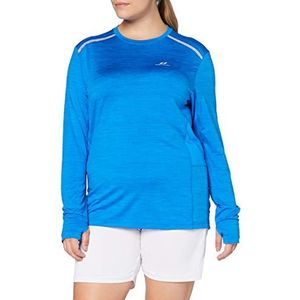 Pro Touch Aimo dames sweatshirt, melange/blue royal, XL, Mix / koningsblauw