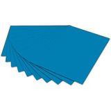 folia 10 vellen fotokarton middenblauw 50 x 70 cm 300 g/m² voor het knutselen en knutselen van kaarten, raamfoto's en voor scrapbooking 6134