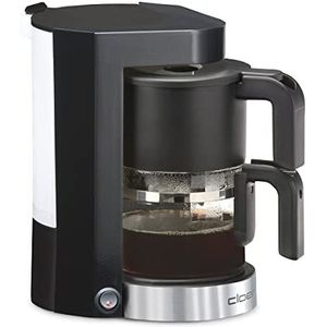 Cloer Koffiezetapparaat zwart/Inox - Filterkoffiezetapparaat - Zilver - Zwart
