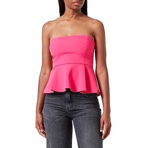 Pinko Magnetone Top Crepe Technical St T-Shirt Femme, N17_pink pinko, 38