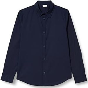 s.Oliver Junior Boy's overhemd met lange mouwen, blauw 152, blauw, 152, Blauw