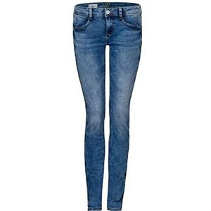Street One slim jeans dames, blauw (Mid Blue Washed 12190)