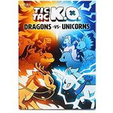 TeeTurtle, Tic Tac KO: Dragons vs Eenhoorns, kaartspel, vanaf 8 jaar, 2-4 spelers, speeltijd 30-60 minuten