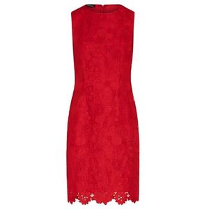 APART Fashion Robe en dentelle, rouge, 46