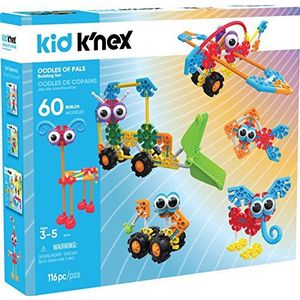 Kid K'NEX 85701 - ‘Een heleboel vriendjes’-bouwset met 60 bouwmodellen, 116-delige knutselset voor kinderen, Educatief speelgoed voor kinderen, van 3 jaar en ouder