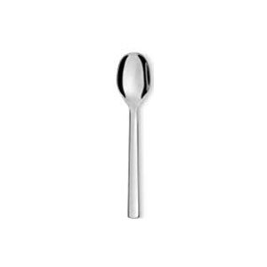 Alessi Dessertlepel, roestvrij staal 18/10, hoogglans gepolijst, 17 x 19 x 4,3 cm, zilverkleurig