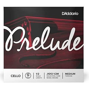 D'Addario Prelude J1013 vloerkabel voor Cello, 1/2 m