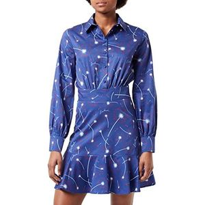 Love Moschino hemd jurk dames, paardenbloem f.blu