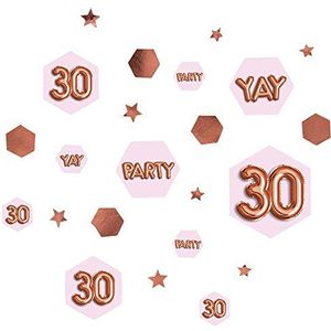 Neviti Glitz & Glamour 773420 Tafelconfetti 30 jaar, roze/roségoud