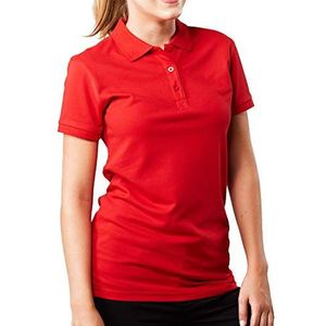 HRM Heavy Stretch W Poloshirt voor dames, rood (rood 03-rood)