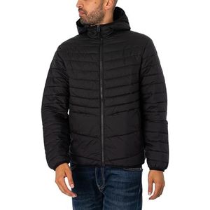 JACK & JONES Jjestate Noos Veste matelassée à capuche pour homme, Noir, XS