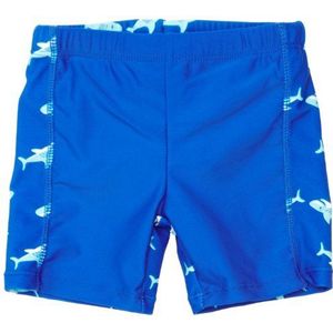 Playshoes UV zwemshort Kinderen Haai - Blauw - Maat 110/116