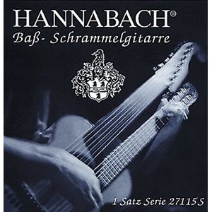 Hannabach Schrammel B12-27112 snaren voor basgitaar, zilver