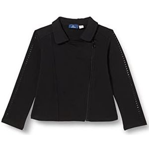 Chicco Leren sweatshirt voor meisjes, overall, zwart, 4 jaar, zwart.