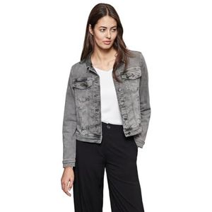 STREET ONE A212250 Veste pour femme aspect jean Gris Random Washed, 46, Gris délavé au hasard, 48