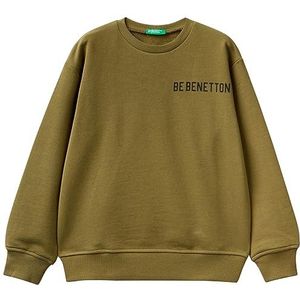 United Colors of Benetton Shirt G/C M/L 3j68c10d4 Trainingspak voor kinderen en tieners (1 stuk), Militair Groen 313