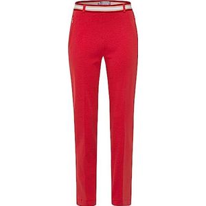 Raphaela by Brax Lillyth Cool Summer Jersey broek voor dames, hot red, 32W/30L, Hot Red