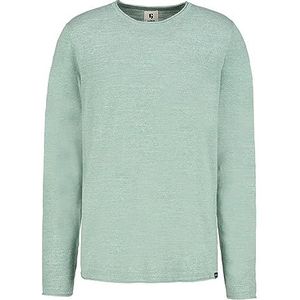 GARCIA Sweater voor heren, Grijsgroen, 3XL