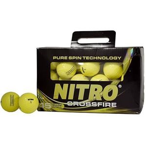 NITRO Crossfire ballen, geel, 45 stuks