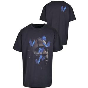 Urban Classics Heren T-shirt - XXL - Le Papillon oversized blauw