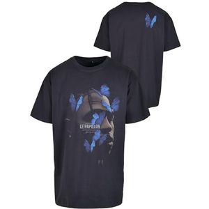 Urban Classics Heren T-Shirt - Le Papillon oversized blauw